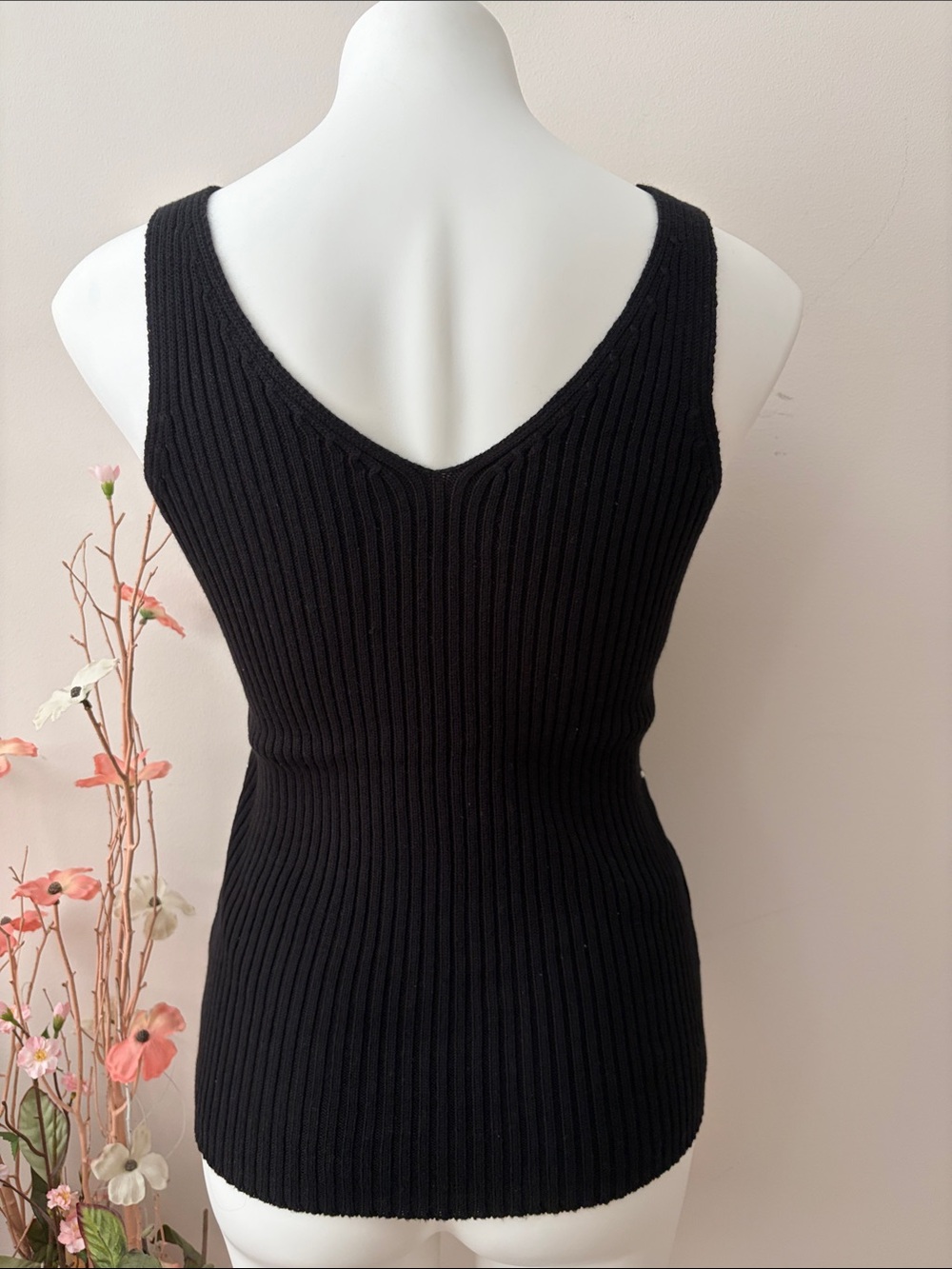 Boston Proper Rhinestone Sweater Tank - Picture 2 of 7